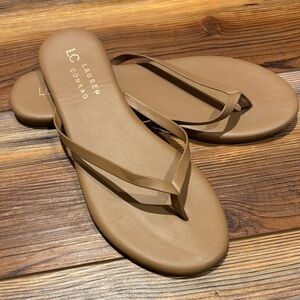 NWOT LC Lauren Conrad Brown Sandals